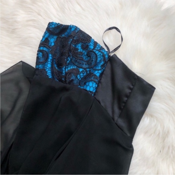 Jessica McClintock High Low Prom Dress - Picture 6 of 7